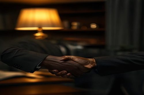 Small business owner signing a sworn B-BBEE affidavit in front of a commissioner of oaths in South Africa