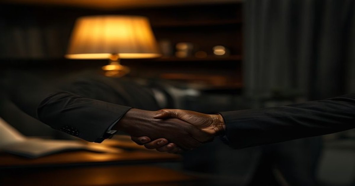 Small business owner signing a sworn B-BBEE affidavit in front of a commissioner of oaths in South Africa