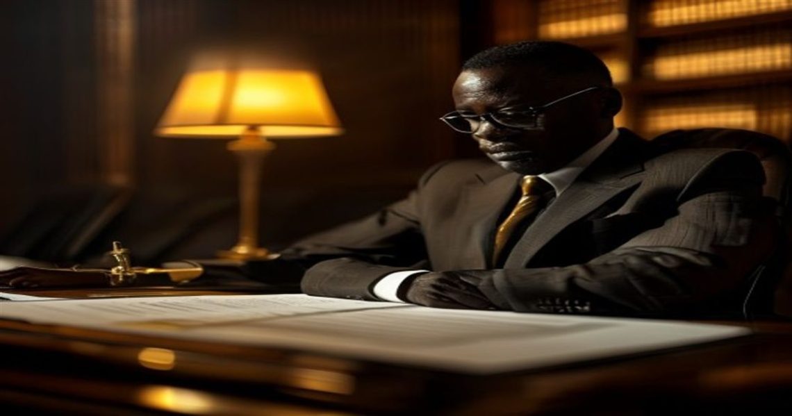 South African small business owner reviewing Employment Equity Amendment Act compliance documents at a desk